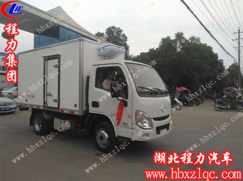 2019/09/04 湖南劉總在湖北程力集團訂購一臺國六躍進冷藏車，單號12654